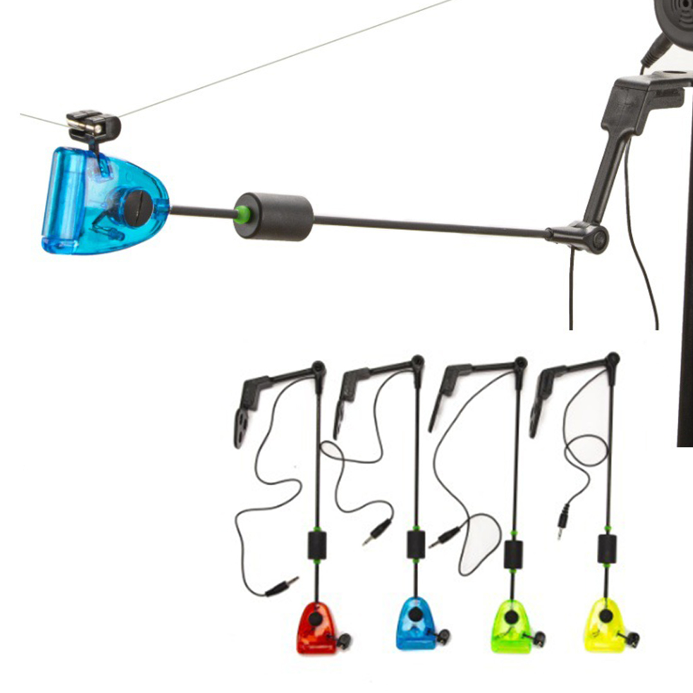 Night Float Fishing - เครื่องเตือนการตกปลาแบบอิเล็กทรอนิกส์พร้อมไฟ LED ความไวสูง ตัวแจ้งเตือนการตกปลาคาร์พ สำหรับตกปลาตอนกลางคืน ตัวเครื่องทำจากลวดสแตนเลส