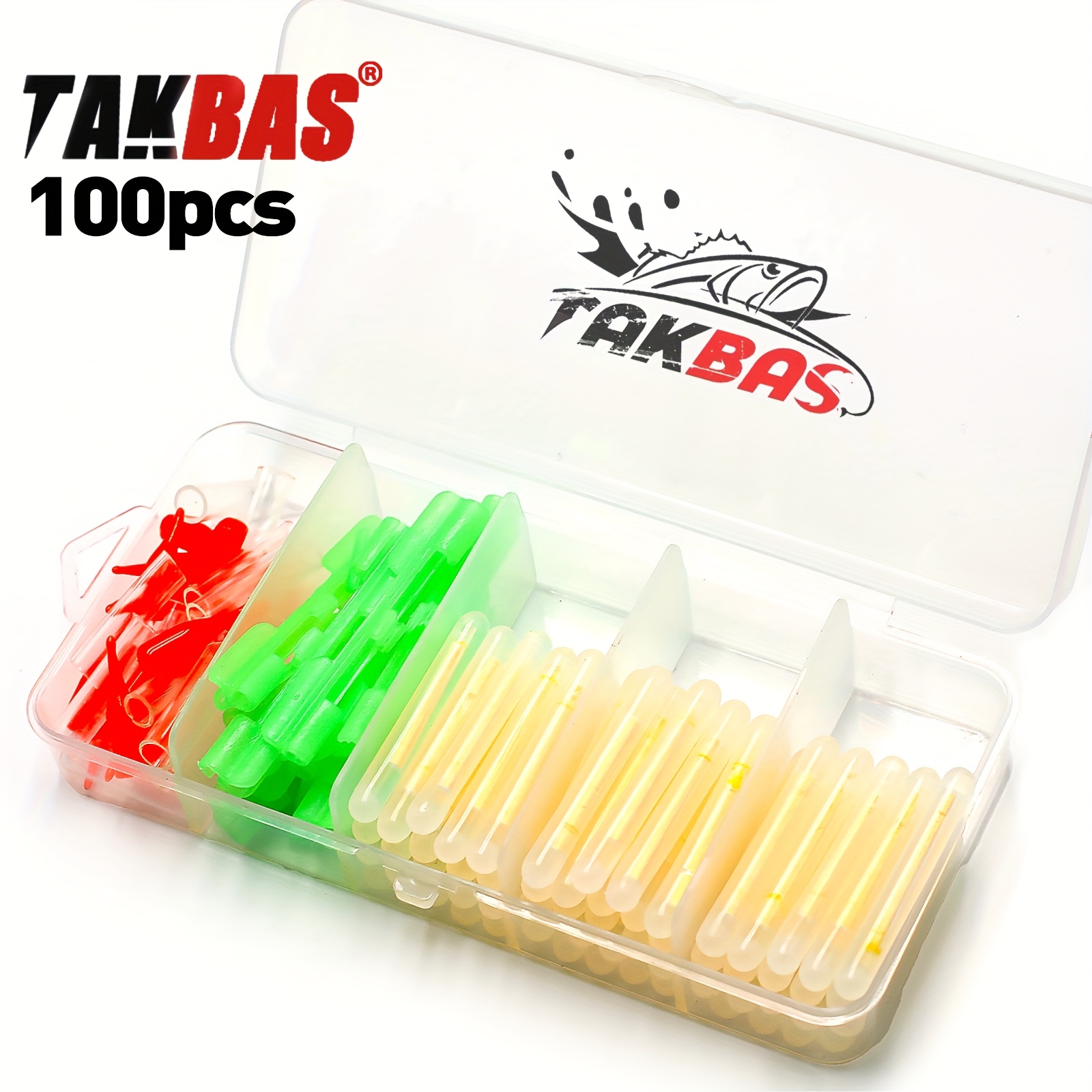 Night Float Fishing - 100PCS ตกปลา GLOW Sticks ชุด,Rod TIP