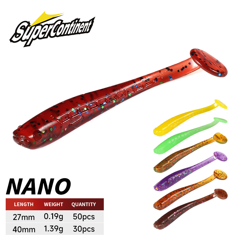 Fishing Equipment Set - Supercontinent เหยื่ออ่อนใหม่ minnow 4 ซม./30pcs 2.7
