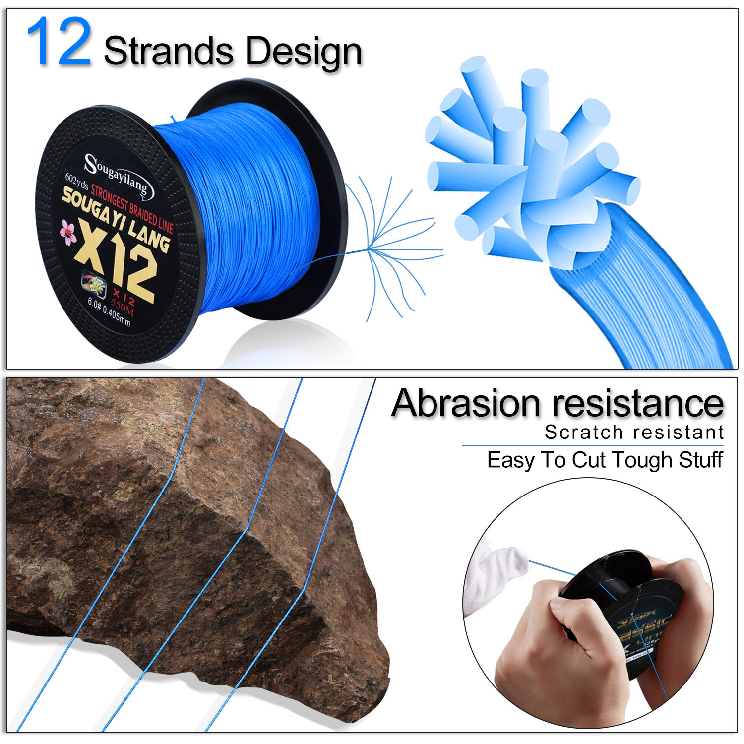 Sougayilang X12 150M 350M 550M - Fishing Equipment Bundle บทวิจารณ์และราคา