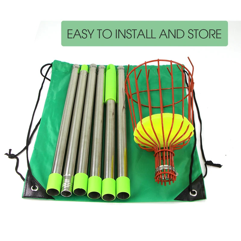 ไม้เก็บผลไม้สแตนเลสแบบยืดหดได้ - Telescopic Fishing Rod บทวิจารณ์และราคา