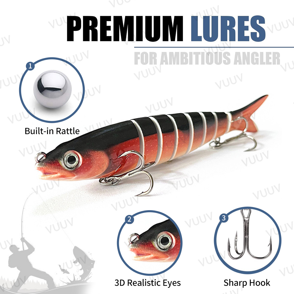 เหยื่อตกปลา 10 ชิ้น สำหรับปลาแ - Fishing Equipment Set บทวิจารณ์และราคา