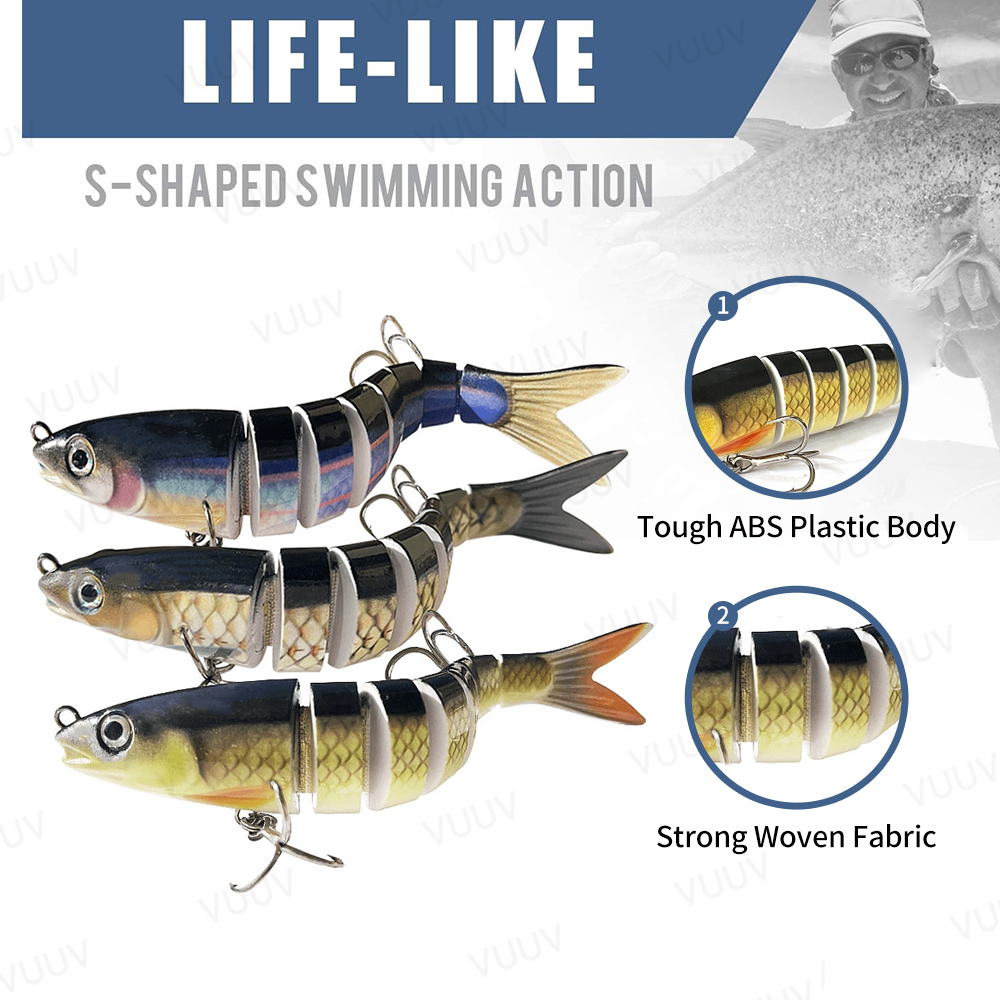 เหยื่อตกปลา 10 ชิ้น สำหรับปลาแ - Fishing Equipment Set บทวิจารณ์และราคา
