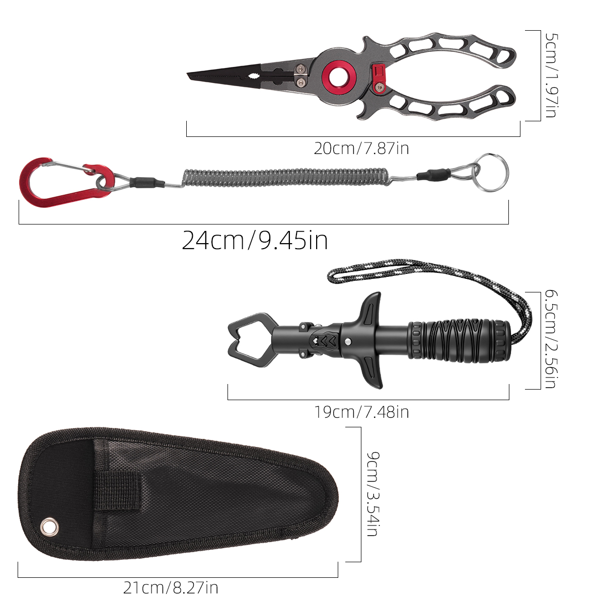 ชุดคีมจับปลาอเนกประสงค์ อลูมิเ - Fishing Equipment Set บทวิจารณ์และราคา