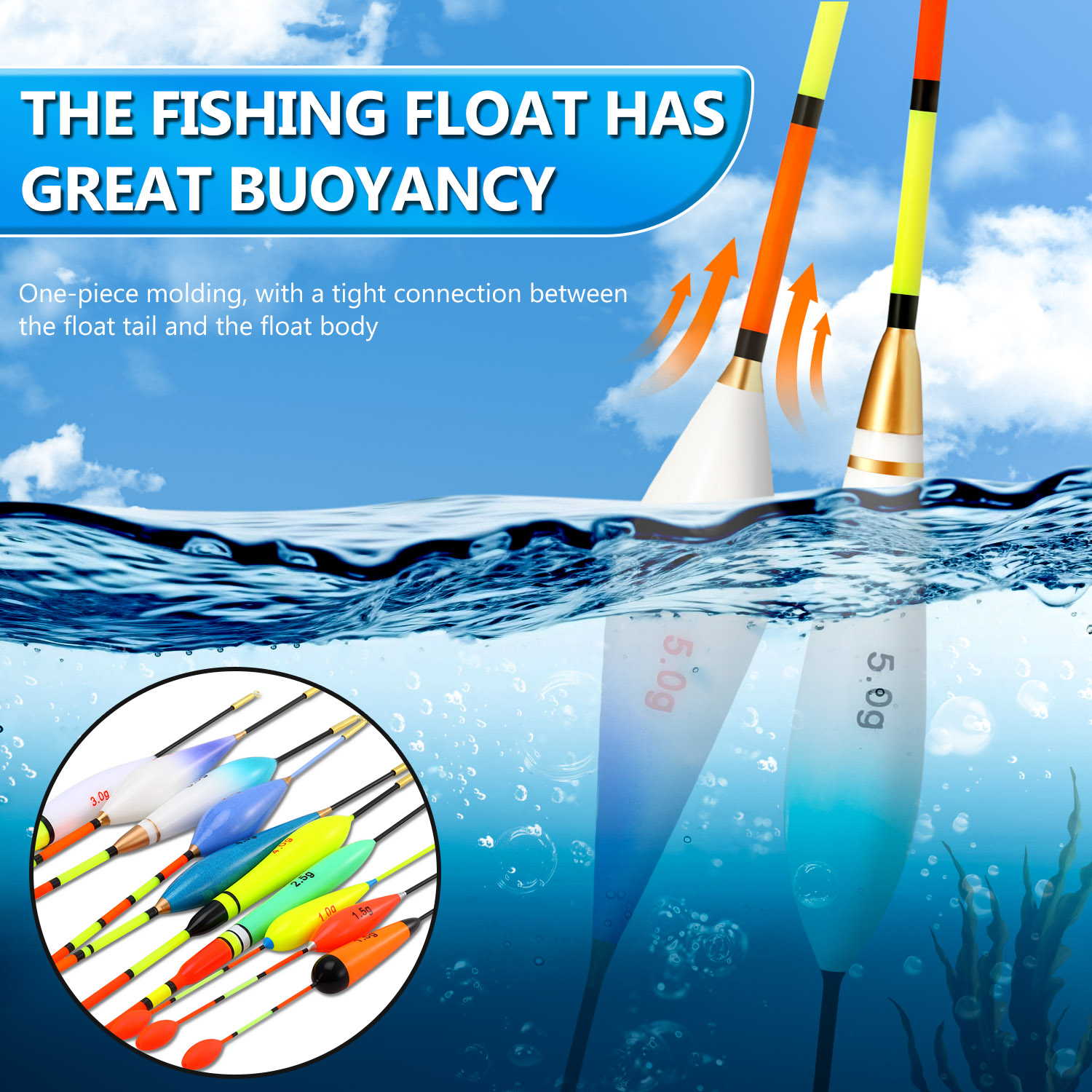 ชุดทุ่นตกปลา EVA 10 ชิ้น 1.5-5 - Fishing Equipment Set บทวิจารณ์และราคา